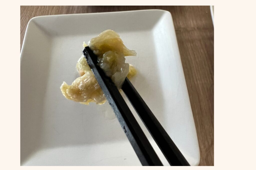 やわらかく煮たほうれん草